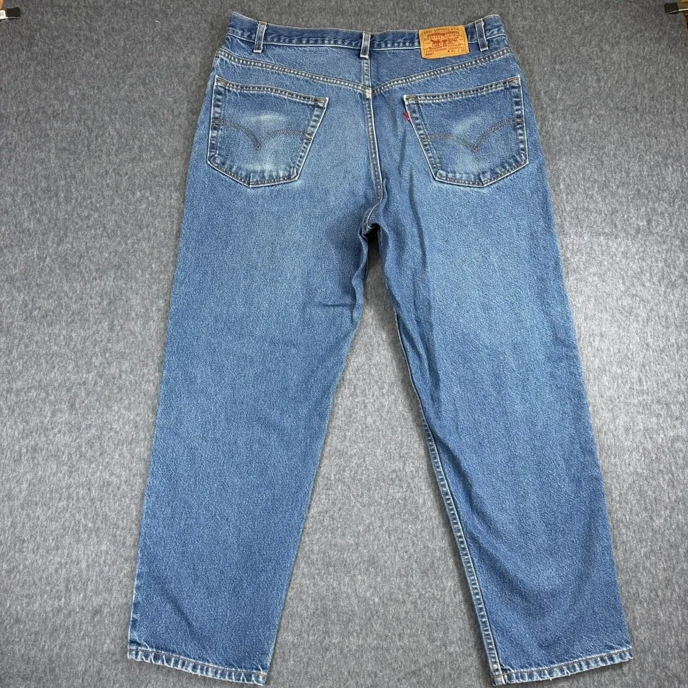 Levi's 550 Jeans Men 40x30 Blue Relaxed Fit Medium Wash Denim USA 2001